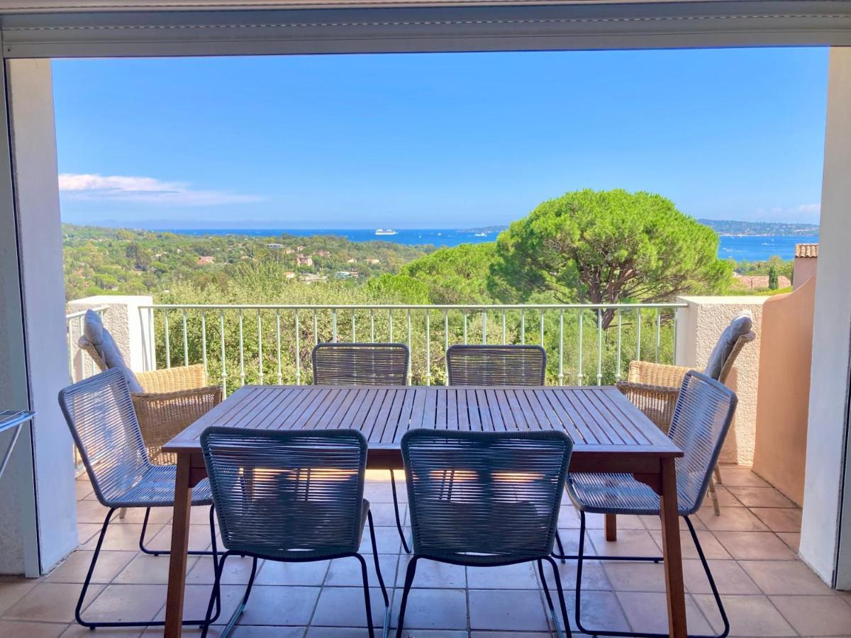 Les Restanques 3120 Vue Mer 3 Chambres Grimaud Kültér fotó